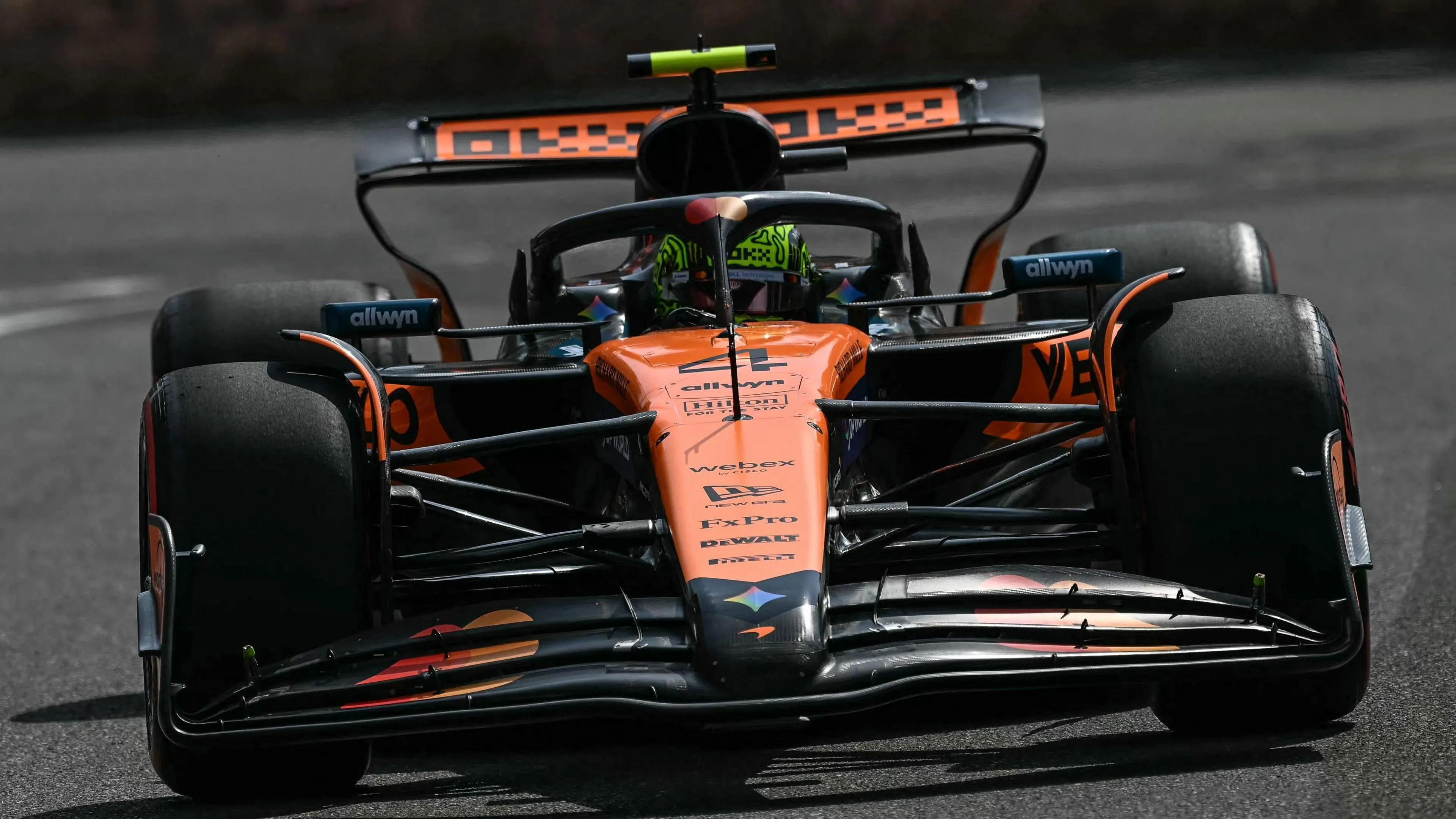 Norris Tops Oscar Piastri in Azerbaijan Practice